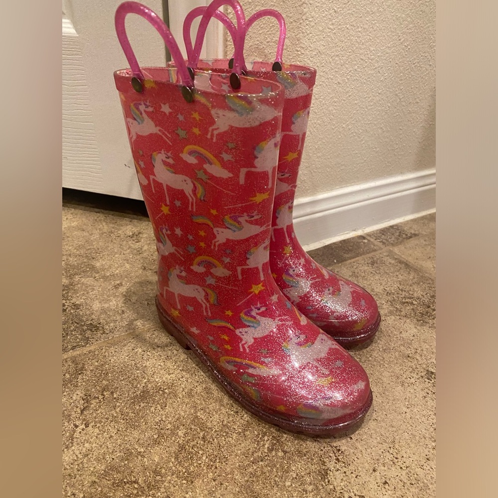 Girls rain boots